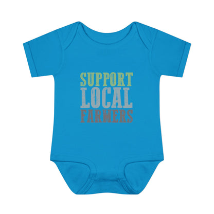 Support Local Farmers Infant Bodysuit