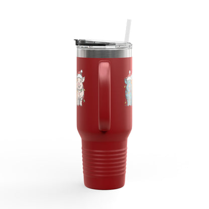 Christmas Piggies 40oz Stainless Steel Tumbler