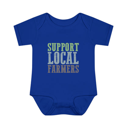 Support Local Farmers Infant Bodysuit