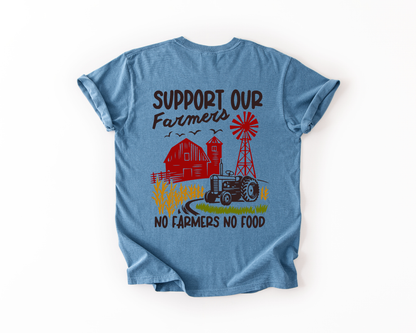 No Farmers No Food Comfort Colors Tee