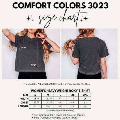Pumpkin Meadow Comfort Colors® Women's Boxy Tee