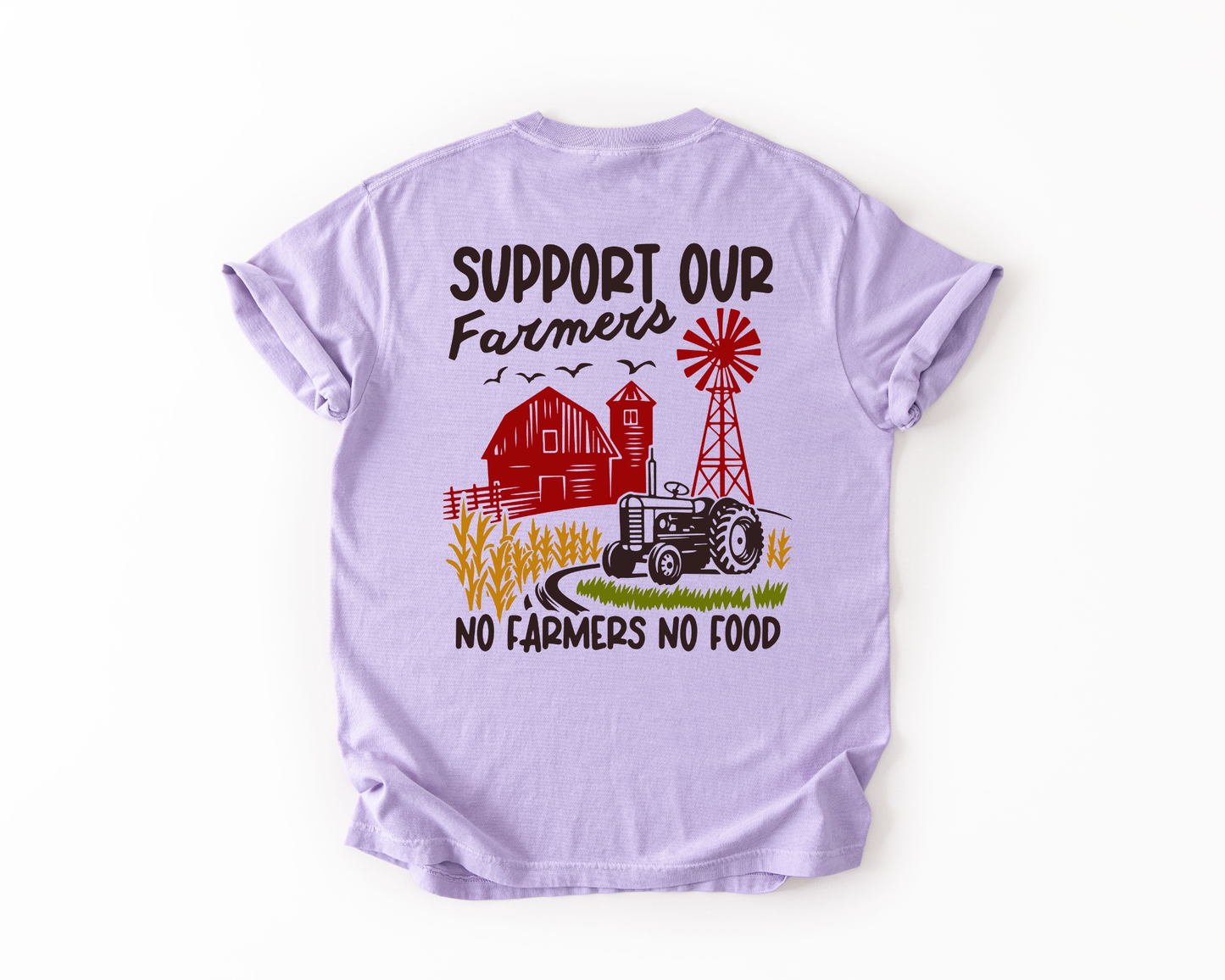 No Farmers No Food Comfort Colors Tee