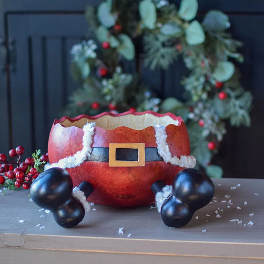 cute santa clause candy dish