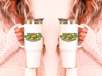 🎃 Jumbo’s Pumpkin Patch 40oz Logo Tumbler