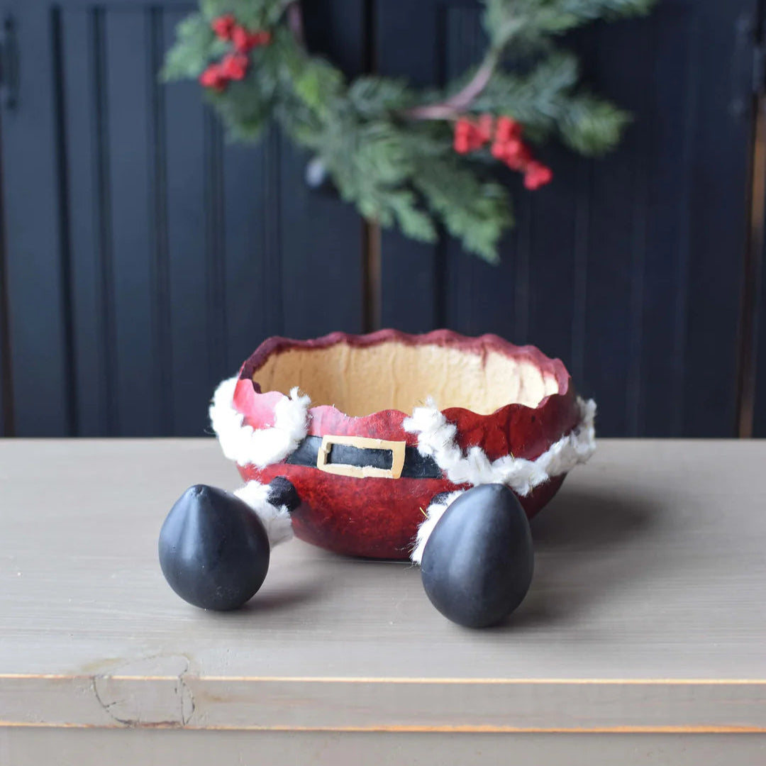 cute santa candy dish small home decor christmas