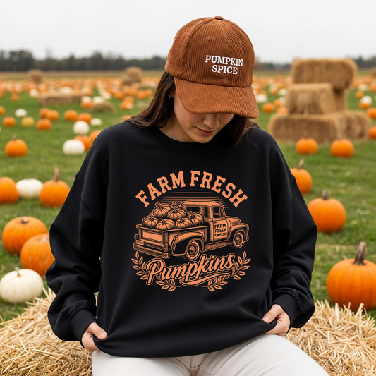 Farm Fresh Pumpkins Gildan™️ Crewneck Sweatshirt
