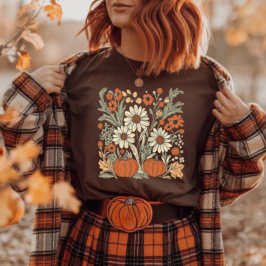 Pumpkin Meadow Gildan™️ Adult Unisex T-Shirt 👻🎃