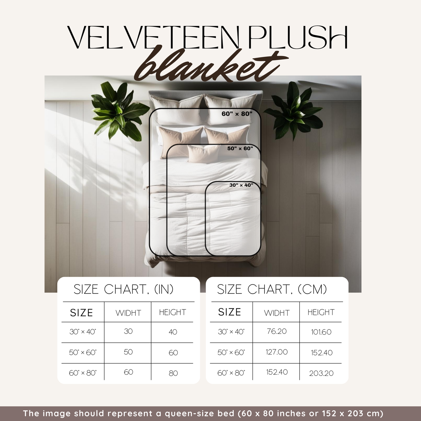 Preppy Gingerbread Man Velveteen Plush Blanket